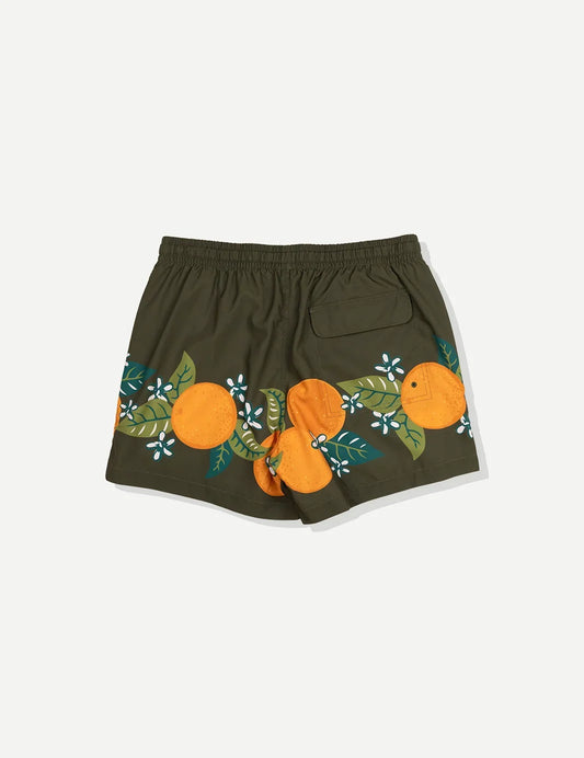 Tropical Orange Swim Short