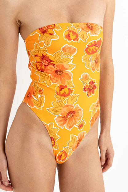 Ayla Floral Strapless One Piece