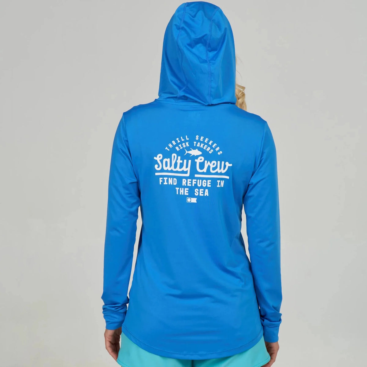 Scripted Hooded Sunshirt