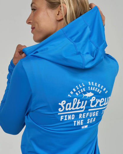 Scripted Hooded Sunshirt