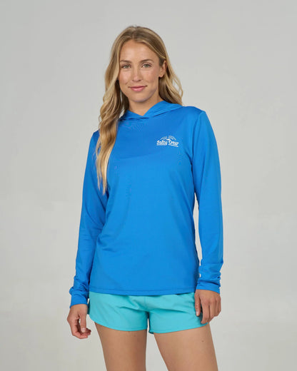 Scripted Hooded Sunshirt