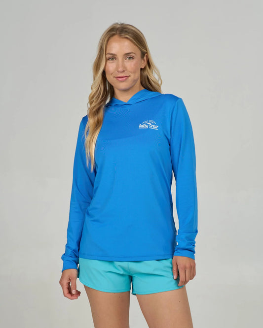 Scripted Hooded Sunshirt