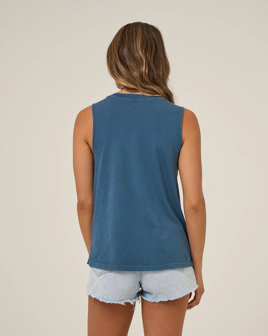 Ombre Wave Muscle Tank