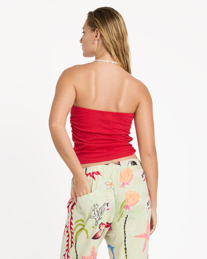 Lottie Hall Splasher Knit Tube Top