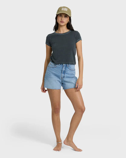 Riley Cut-Off Denim Shorts