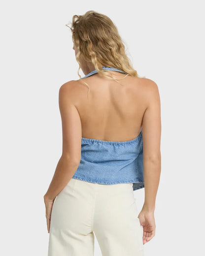 Lyla Saltwashed Halter Top