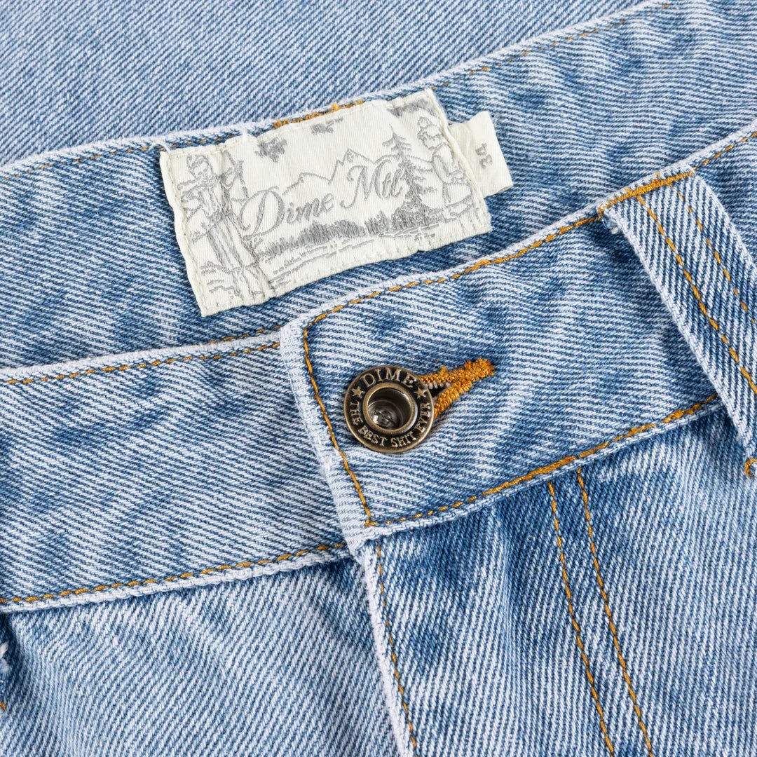 Straight Denim Pants