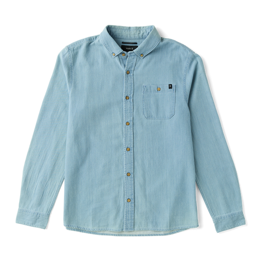 Scholar Chambray Button Up Shirt
