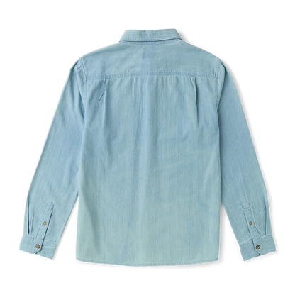 Scholar Chambray Button Up Shirt