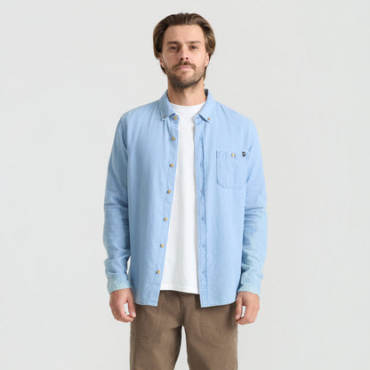 Scholar Chambray Button Up Shirt