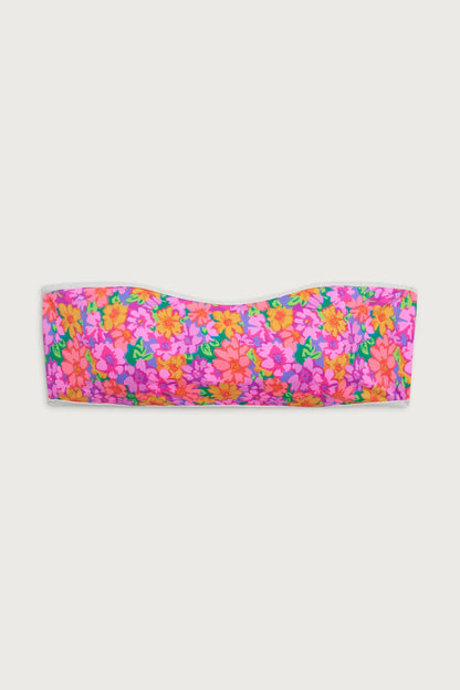 Rosabella Floral Bandeau Bikini Top