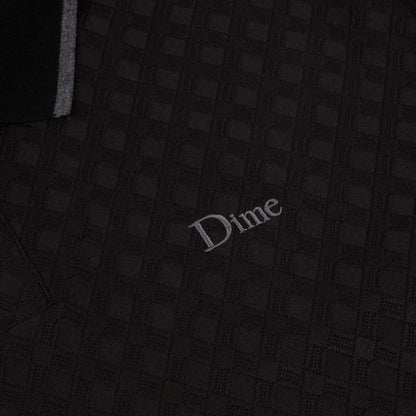 Jacquard Long Sleeve Polo