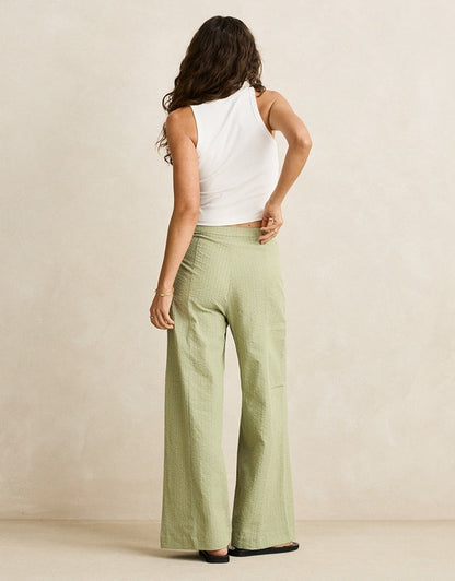Vista Stripe Wide Leg Pant